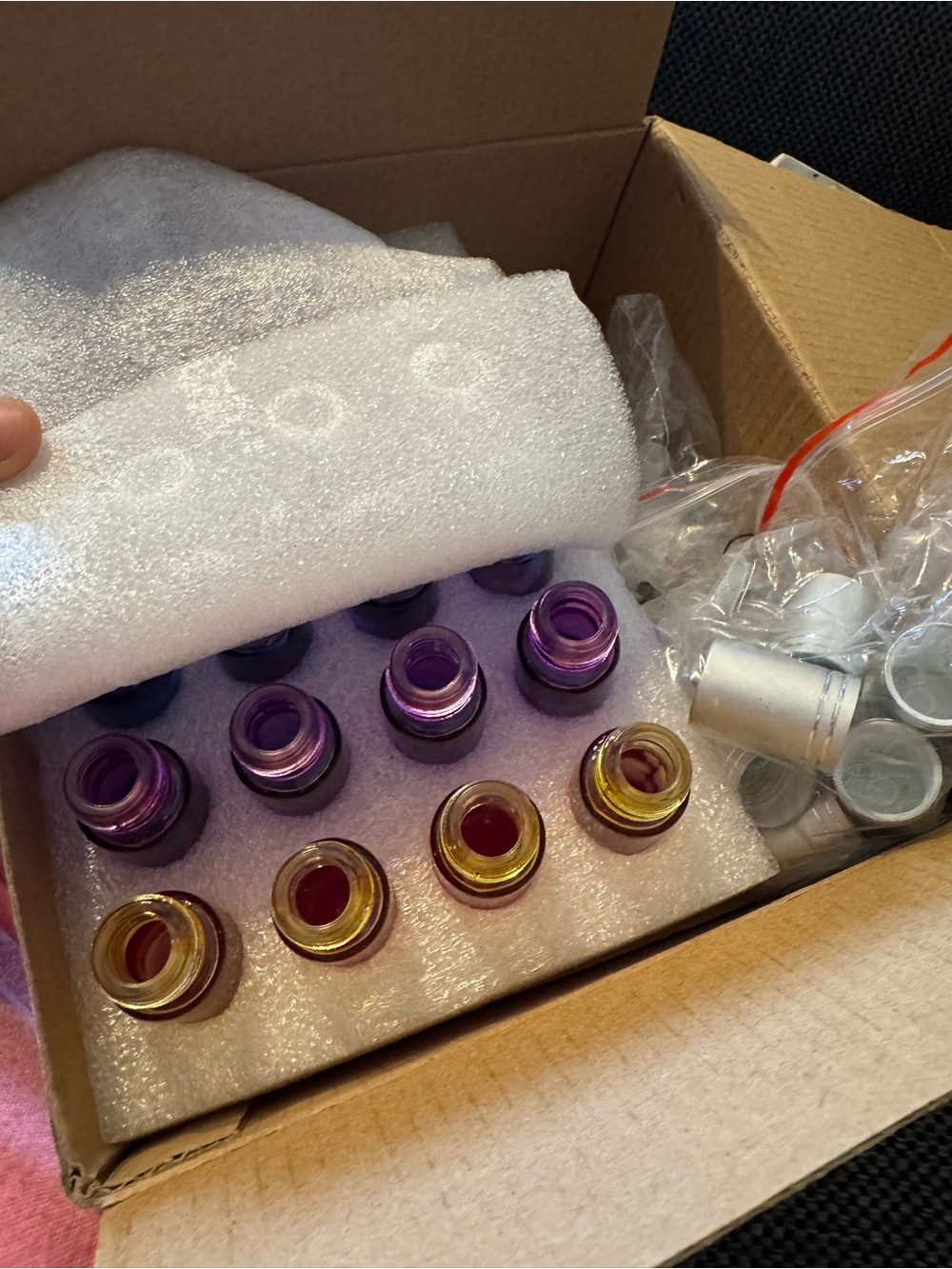 Glass Roll on Bottles set Vials